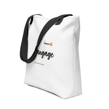 Langageトートバック（白）