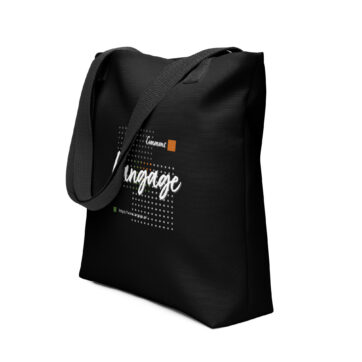Langageトートバック（黒）